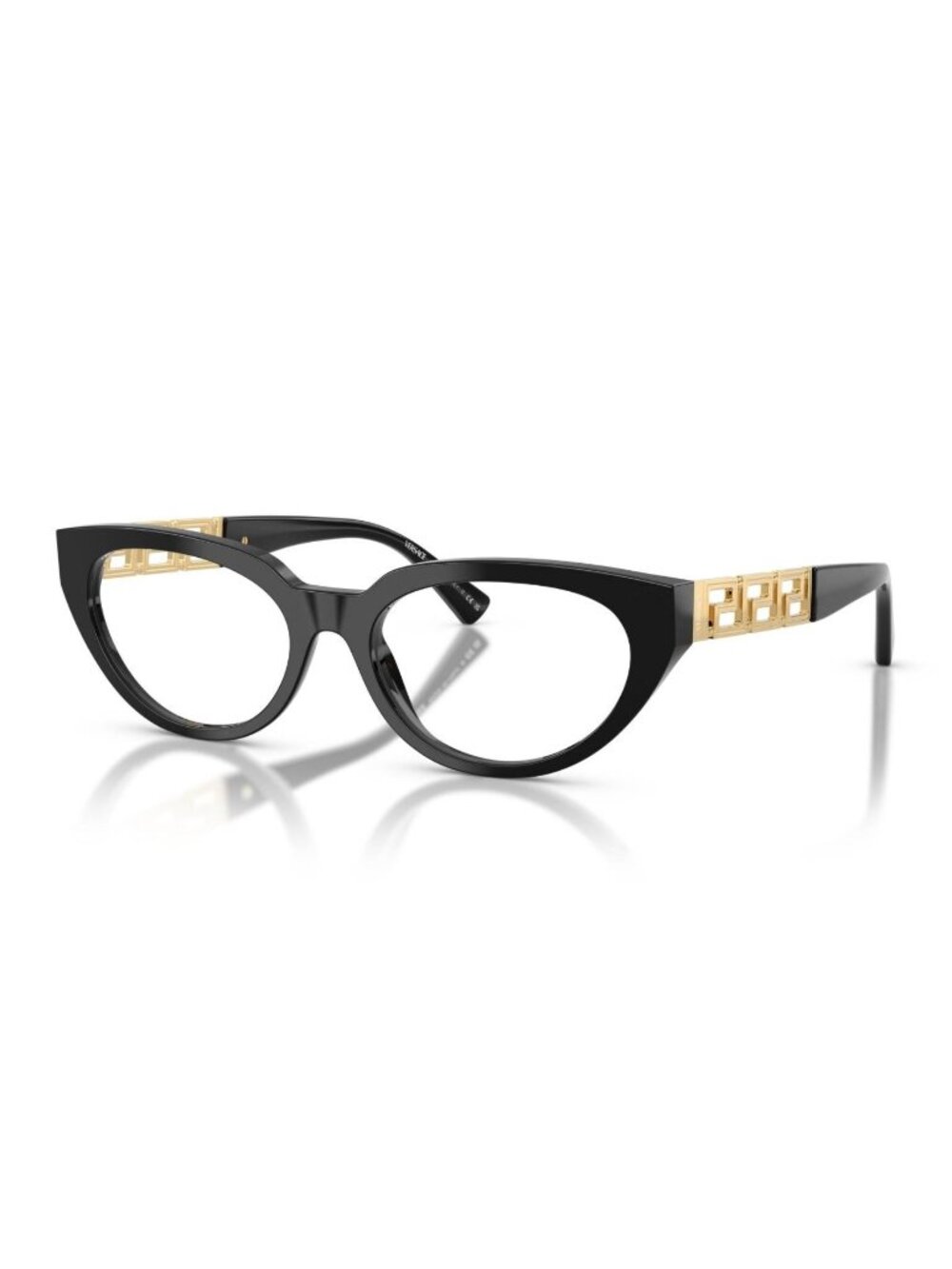 New Versace  Black Women Cat Eye Eyeglasses VE3383 GB1